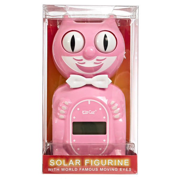 Solar Kit Cat Klock Digital Alarm Klock – Pink