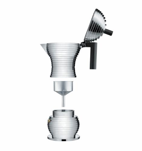 Alessi Pulcina - 6 cups - Black