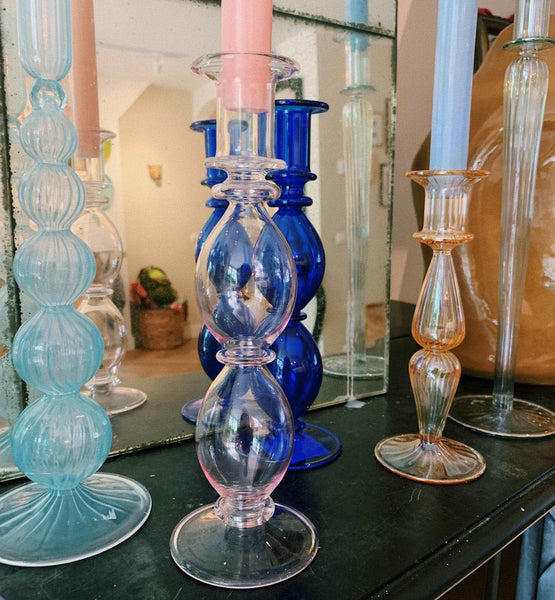 Glass Candle Holder Olympia - Lysestage