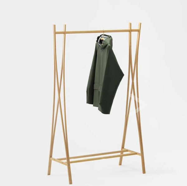 Japanese-Italian Clothes Rack -delivery natural -2-3 weeks, black in stock