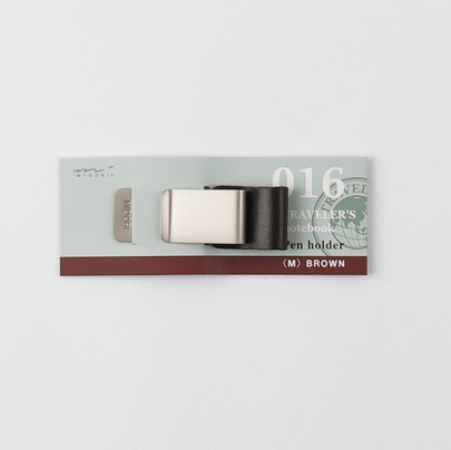 Traveler's Company Traveler's Notebook 016 Pen Holder Brown