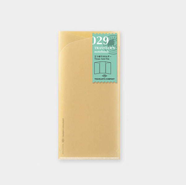 Traveler's Company Traveler's Notebook 029 Three-fold File Refill