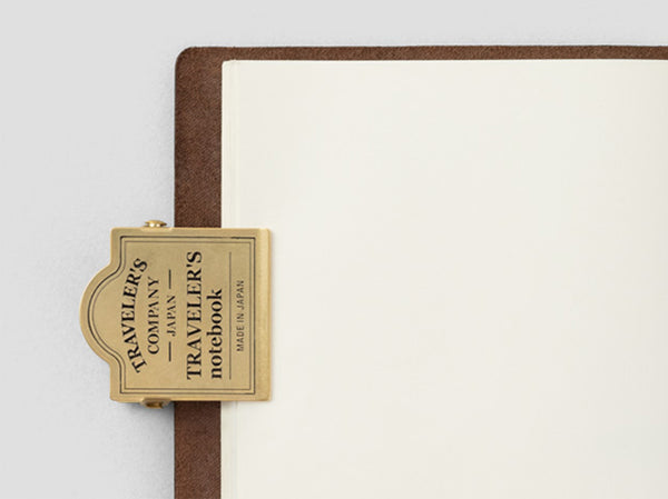 Traveler's Company Traveler's Notebook 030 Brass Clip