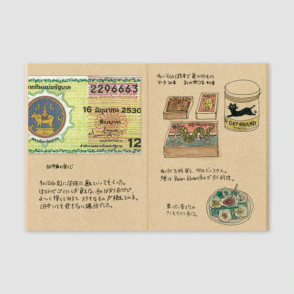 Traveler's Company Traveler's Notebook Refill 009 Kraft Paper Passport Size