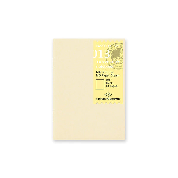 Traveler's Company Notebook 013 MD Paper Cream Refill Passport Size
