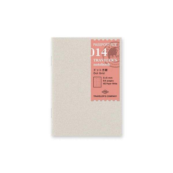 Traveler's Company Traveler's Notebook 014 Dot Grid Refill Passport Size