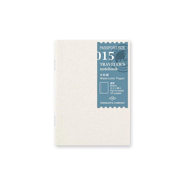 Traveler's Company Traveler's Notebook Refill 015 Watercolour Paper Passport Size
