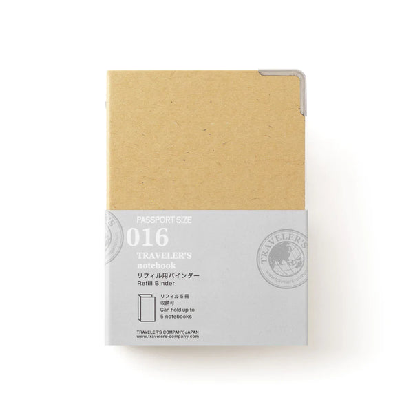 Traveler's Company Traveler's Notebook 016 Refill Binder Passport Size