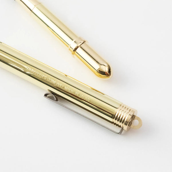 Traveler's Company Fountain Pen - Japansk Fyldepen i Messing