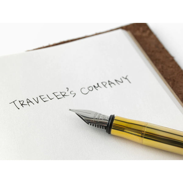 Traveler's Company Fountain Pen - Japansk Fyldepen i Messing