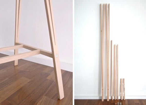 zilio tra-ra tøjstativ i træ  clothes hanger køb i areastore.dk