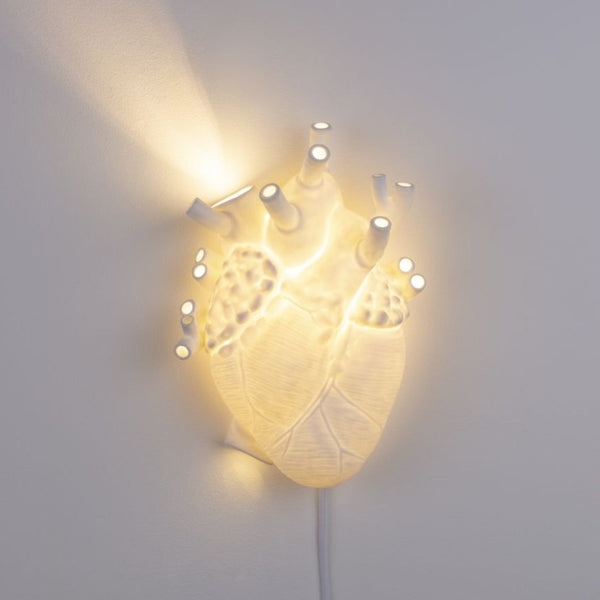 Seletti Porcelain Heart Lamp