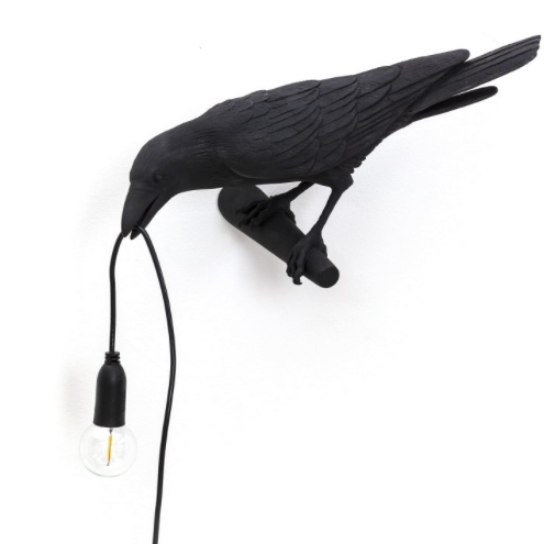 Seletti Bird Lamp Black - Wall Lamp - 3 weeks delivery time