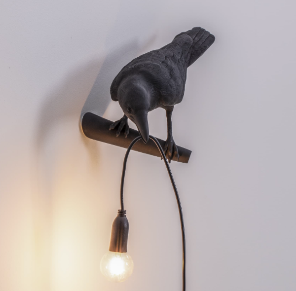 Seletti Bird Lamp Black - Wall Lamp - 3 weeks delivery time