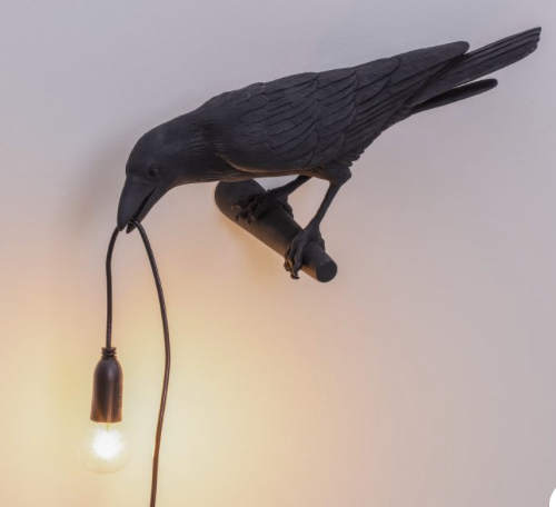 Seletti Bird Lamp Black - Wall Lamp - 3 weeks delivery time