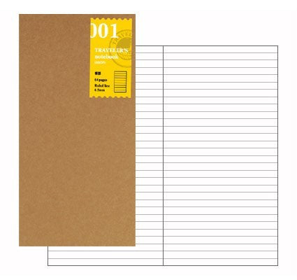 Midori Japan Traveler´s Notebook Refill 003 plain (ulinieret)  køb i areastore.dk