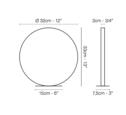 Le Deun Luminaires Circle Light Micro - Black