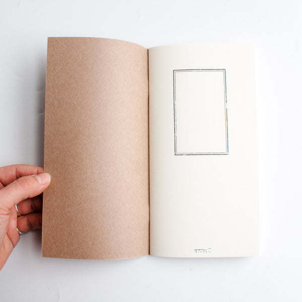Midori Japan Traveler´s Notebook Refill 003 plain (ulinieret)  køb i areastore.dk