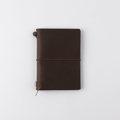 Traveler's Company Traveler's Notebook Brown Passport Size