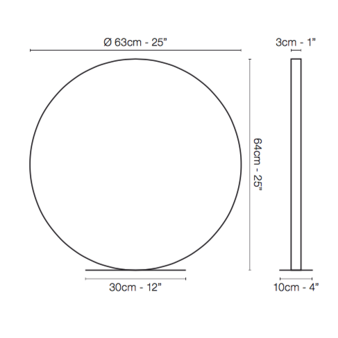 Le Deun Luminaires Circle Light - Black