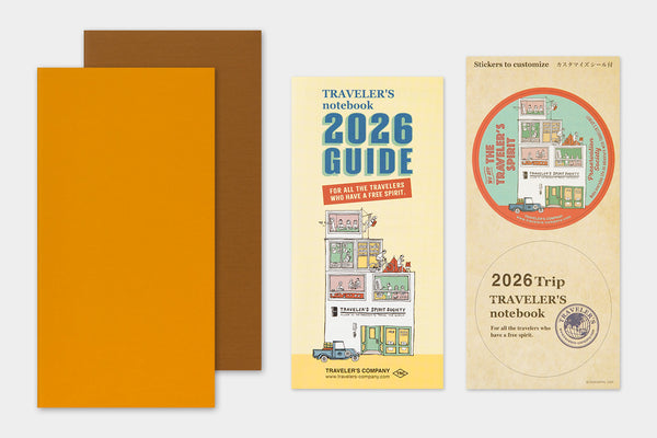Traveler's Company Traveler's Notebook 2026 Weekly Vertical Diary