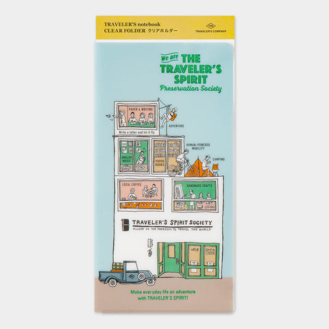 Traveler's Company Traveler's Notebook Clear Folder 2026