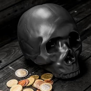 Kikkerland Skull Money Box -  Kranium Sparebøsse