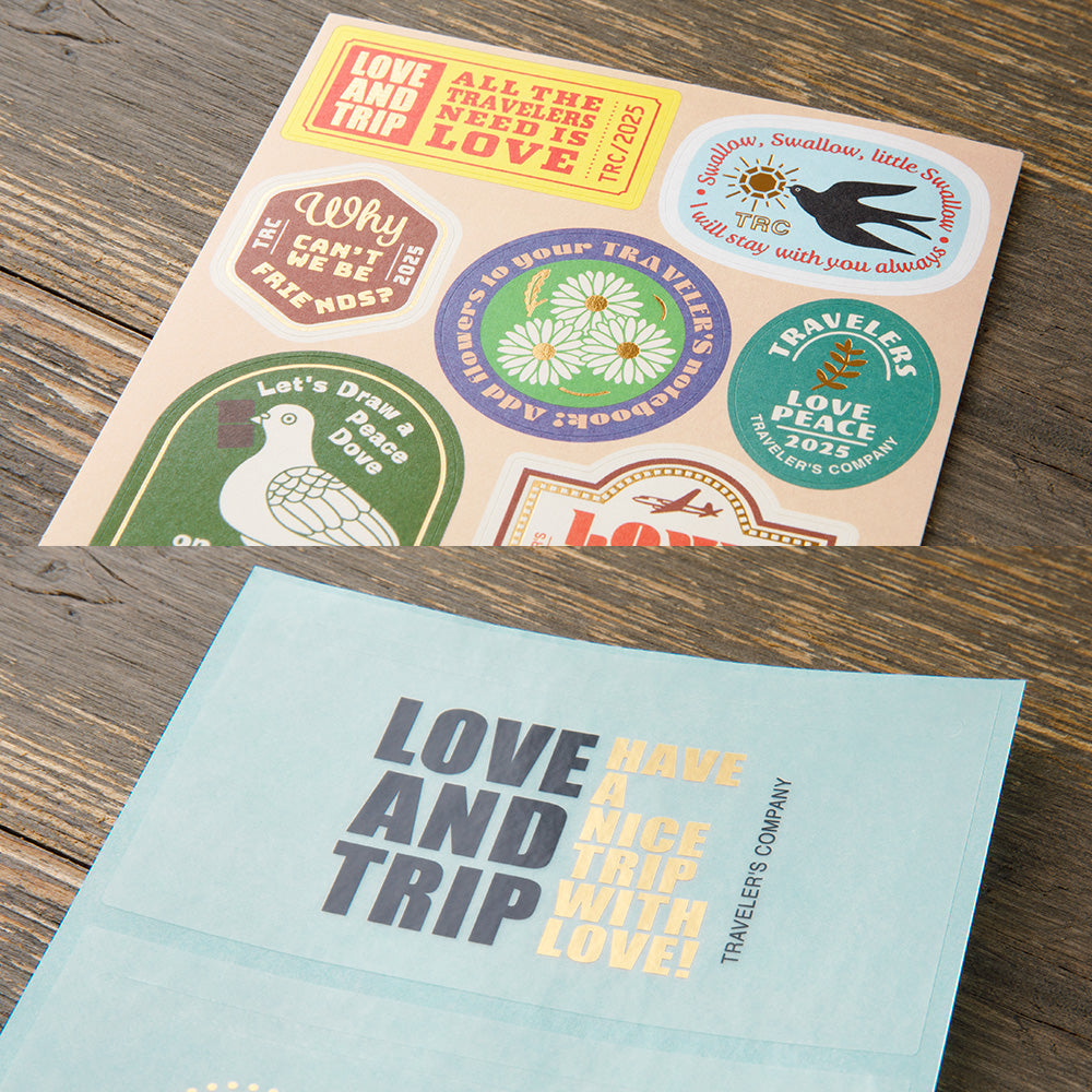 Traveler's Company Traveler's Notebook Customised Sticker Set