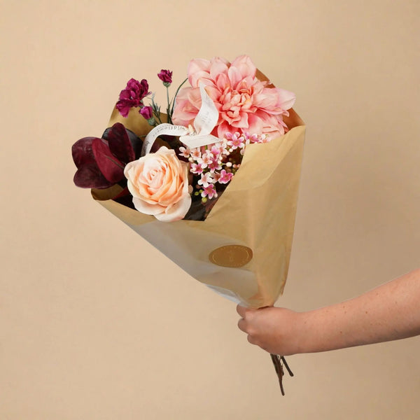 Floriëtte Artificial Bouquet - Burgundy