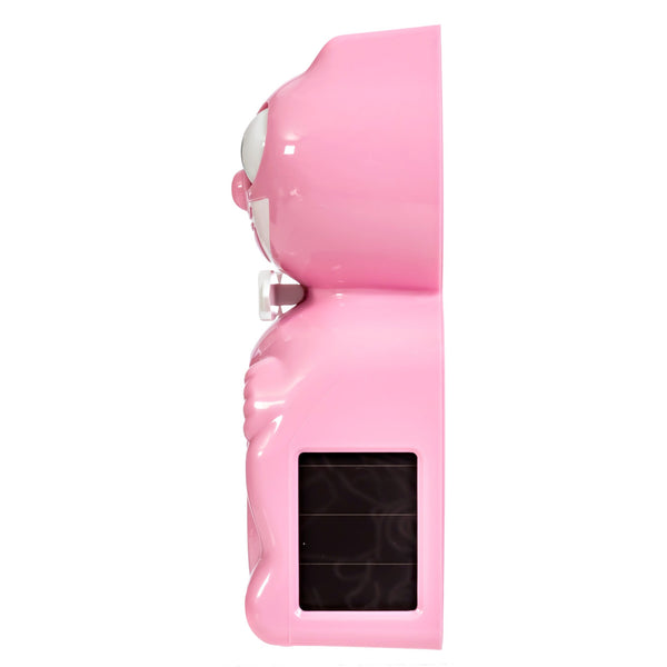 Solar Kit Cat Klock Digital Alarm Klock – Pink - Vækkeur