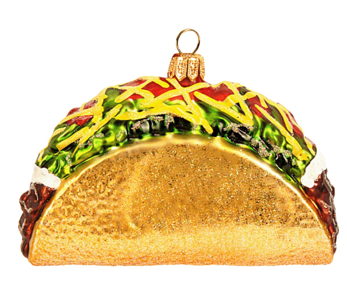 Taco Christmas Ornament