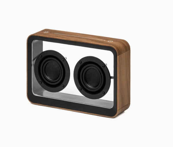 Gingko - Mage See-through Bluetooth Speaker - walnut