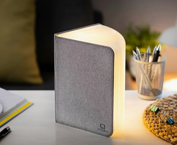 Gingko smart book light Linen