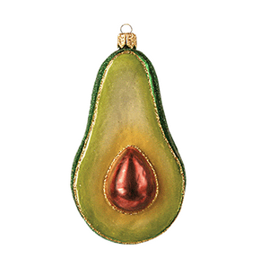 Avocado Christmas Ornament