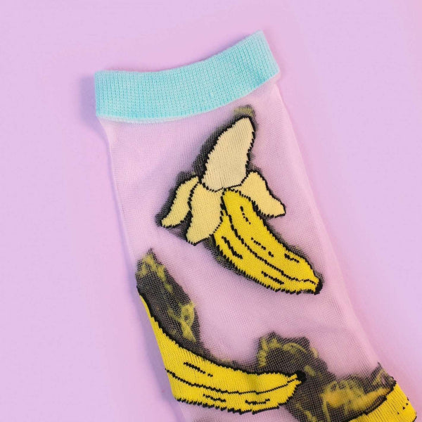 Coucou Suzette - Banana Sheer Socks - Sokker