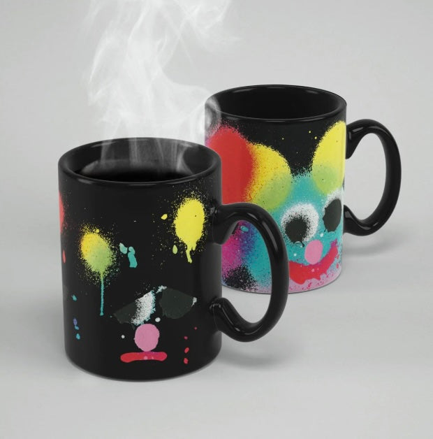 Jon Burgerman SMILE Mug- Changes colours!