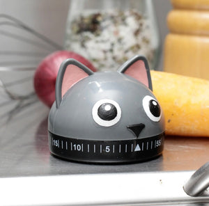 Kikkerland Cat Kitchen Timer- Minutur