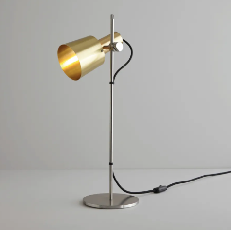 Original BTC Chester Brass Table Lamp - Bordlampe i messing