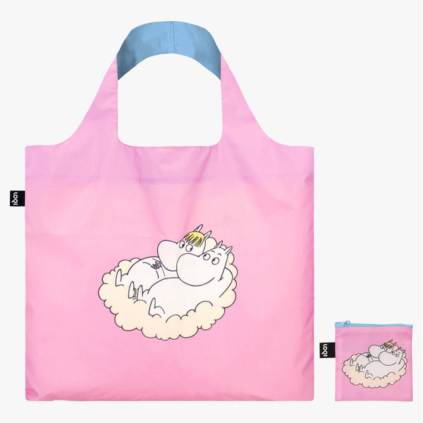 Loqi Reusable Recycled Bag - Moomin Cloud