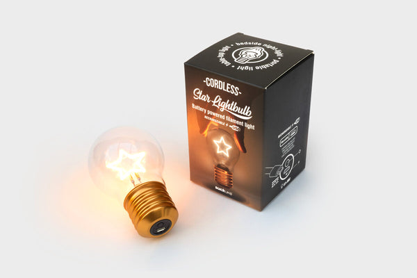 Star Lightbulb - Battery powered bulb / Batteridrevet Pære