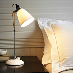 Original BTC Hector MEDIUM Dome Table lamp - Bordlampe med porcelænsskærm