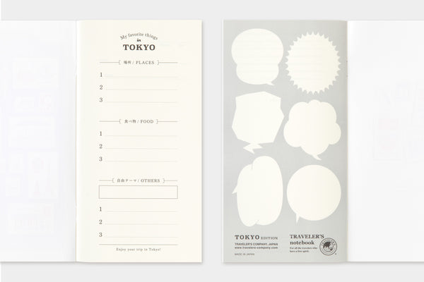 Traveler's Notebook TOKYO Refill Postcard - Pre Order