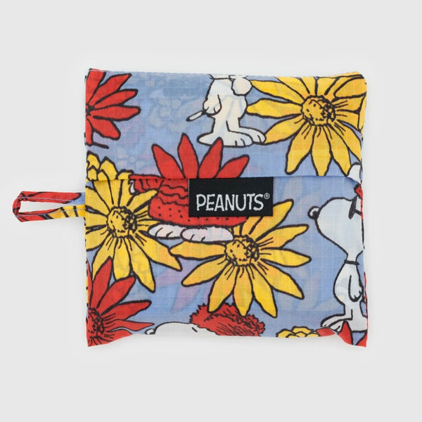 BAGGU x Peanuts Foldable Shopping Bag - Floral Snoopy