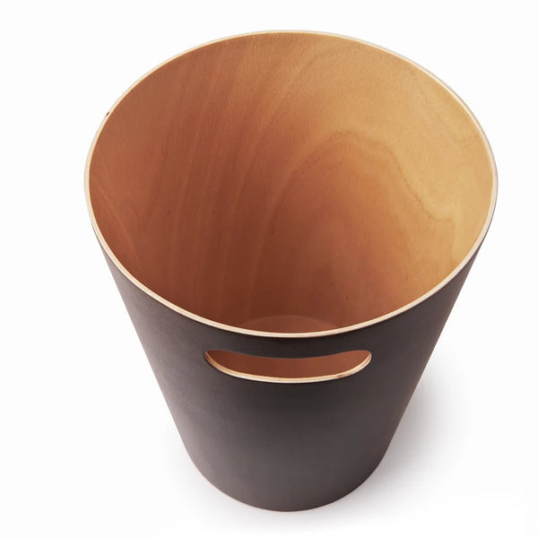 Umbra Woodrow Trash Can - Espresso