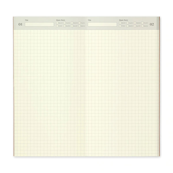 Traveler's Company Traveler's Notebook Refill 005 Free Diary (Daily)