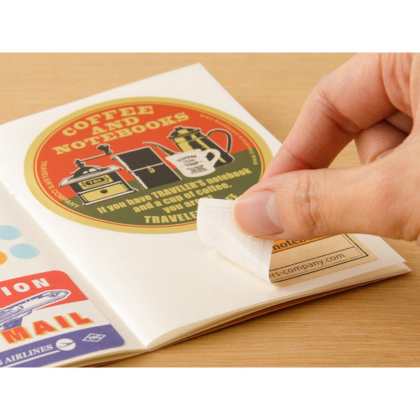Traveler's Company Notebook 017 Sticker Release Paper Refill Passport Size