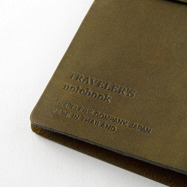 Traveler's Company Traveler's Notebook Passport Size Olive