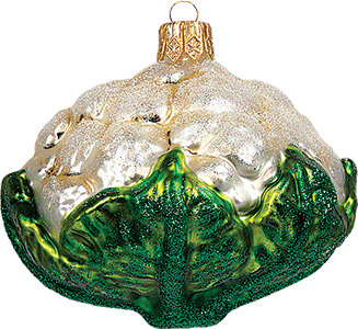 Cauliflower Christmas Ornament