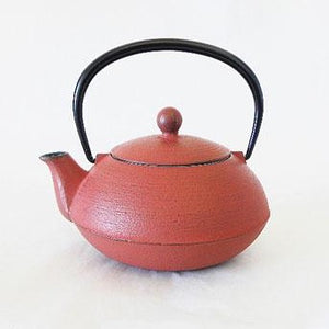 Japanese Iron Teapot - Red