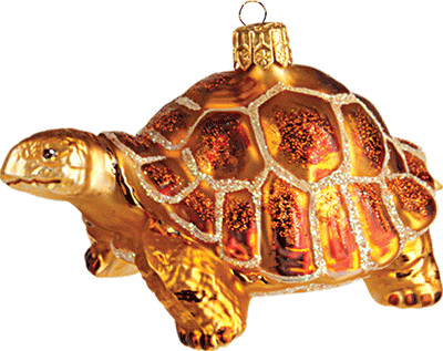 Galapagos Tortoise Christmas Ornament